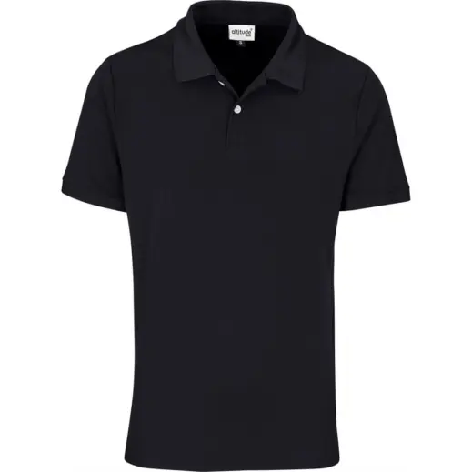 Mens Virtue Golf Shirt Black